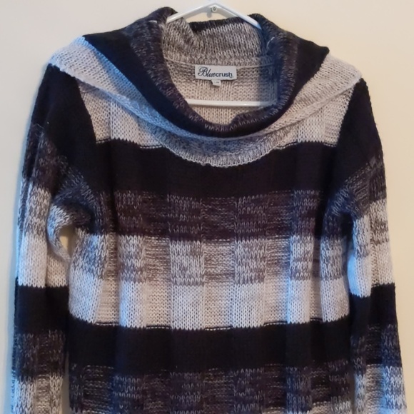 Blue crush Sweater Dress Loose Knit Size Large - Picture 3 of 6
